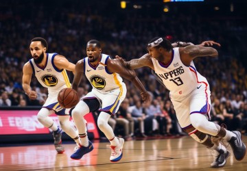 NBA季后赛半决赛，勇士与快船激战正酣